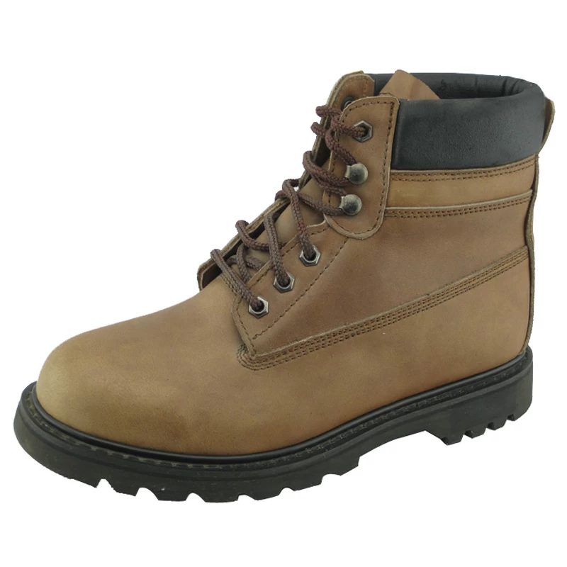 China Genuine leather goodyear safety boots manufacturer