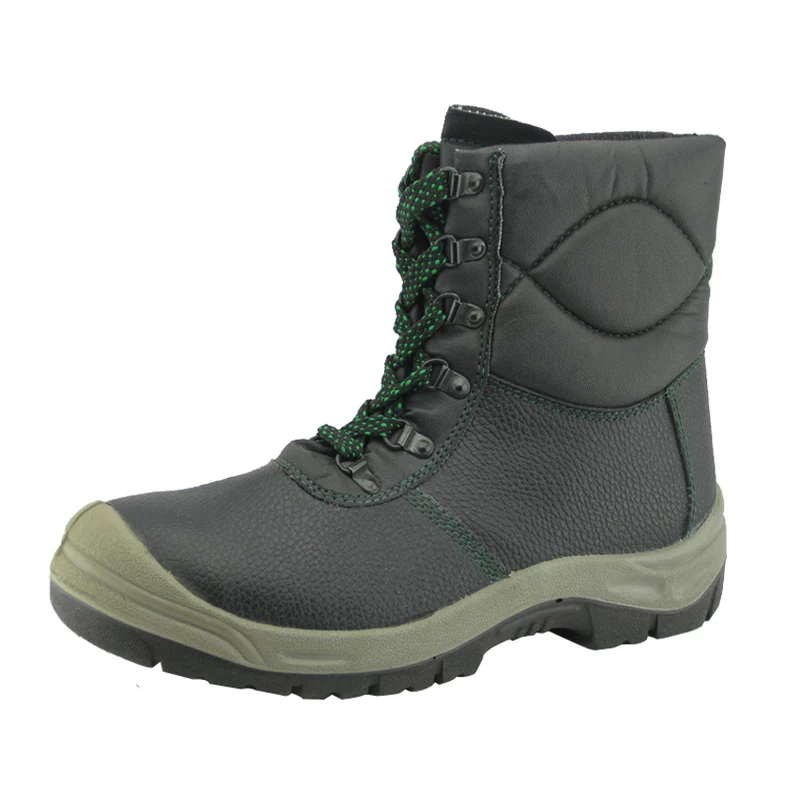 China HA3005 high ankle  leather steel toe puncture proof industrial safety boots men manufacturer