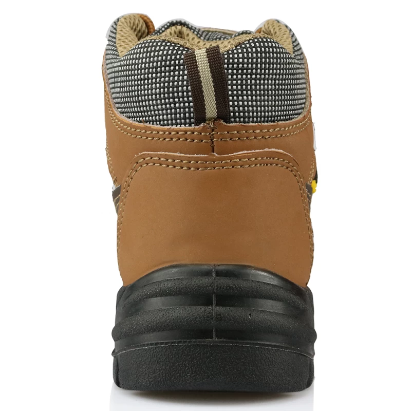 China HS3010 split nubuck leather men sport safety shoes manufacturer