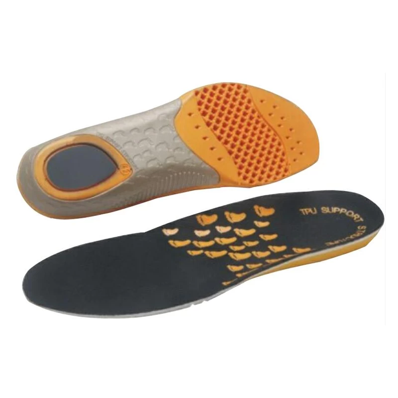 China HSI-033 Custom shock absorption height increase TPU support PU insoles for safety shoes manufacturer