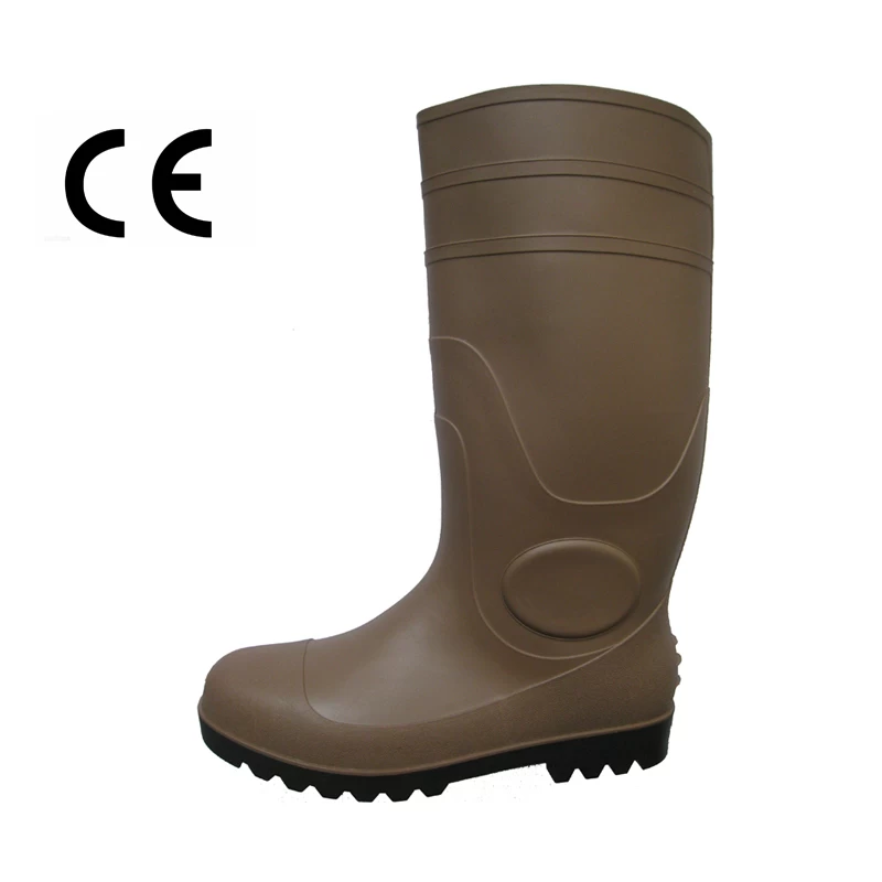 China High cut CE standard plastic rain boots manufacturer