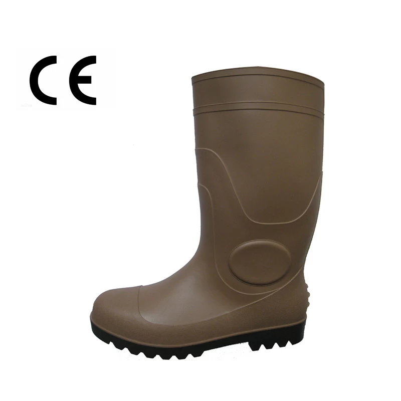 China High cut CE standard plastic rain boots manufacturer