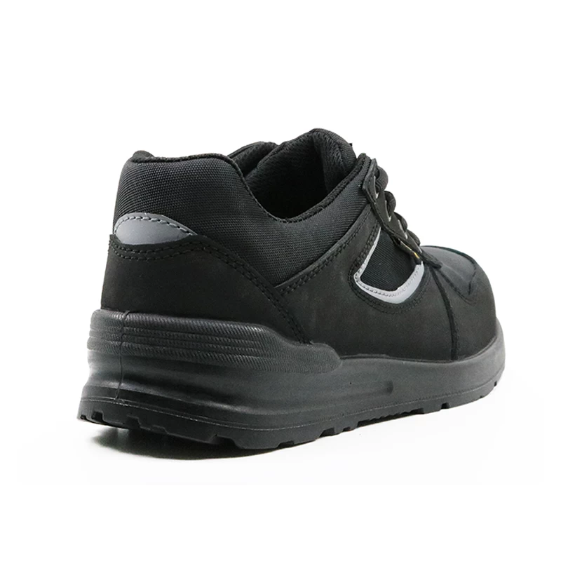China JK003 nubuck leather safety jogger anti static steel toe safety boot manufacturer