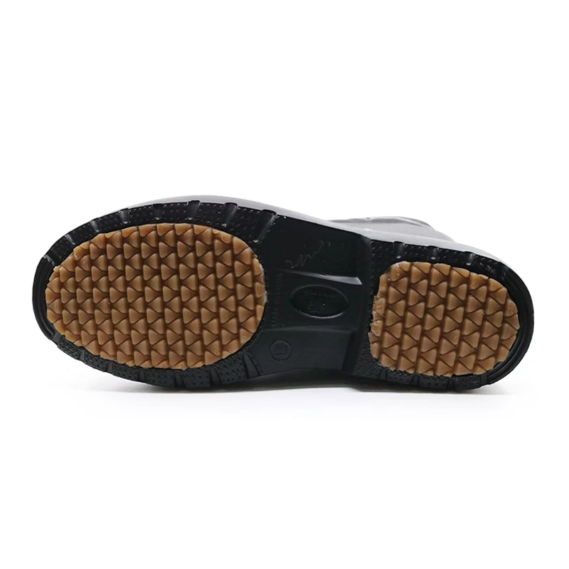 China EB04 black non safety waterproof slip resistant EVA foam rain boots for work manufacturer