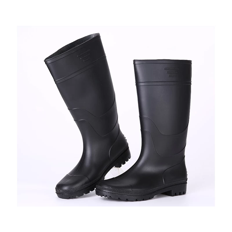 China KBBN cheap black pvc rain boots manufacturer