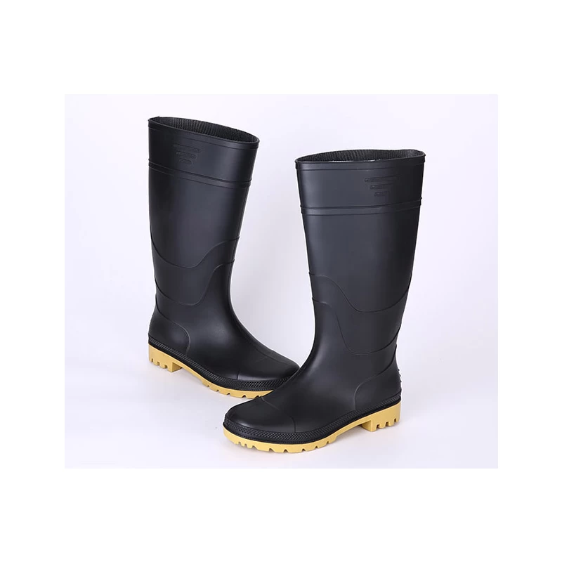 China KBYN black cheap pvc rain boots manufacturer
