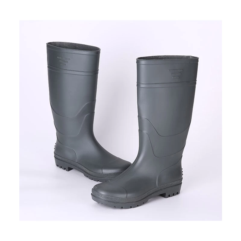 China KGGN high ankle non safety pvc rain boots manufacturer