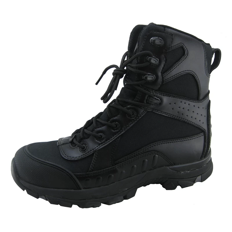 China Leather and fabric EVA rubber sole safety boots shoes manufacturer