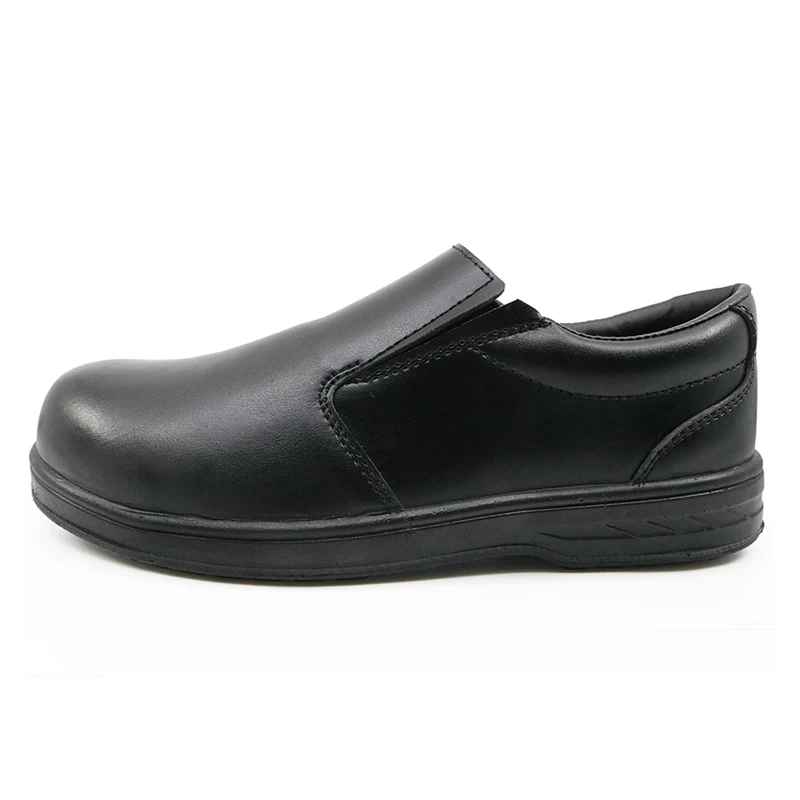 China M010 Black composite toe cap anti static executive safety shoes manufacturer