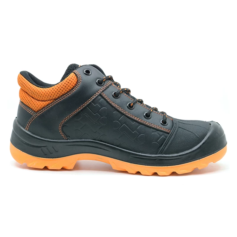 China N0182 leather upper pu sole groundwork breathable safety shoes manufacturer