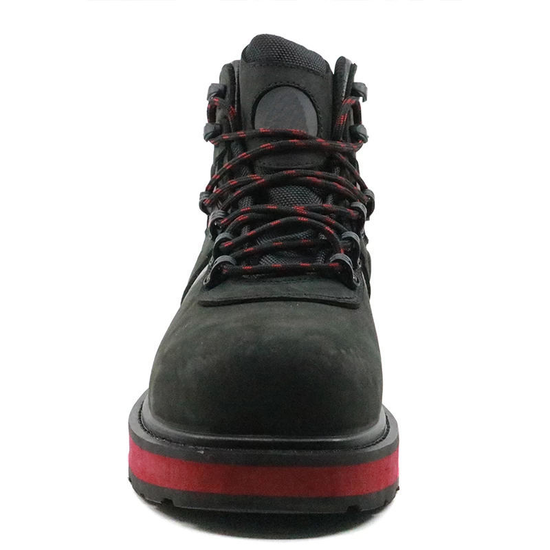 China PEP002 nubuck leather light weight composite toe safety boots manufacturer