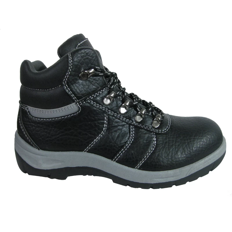 China PU artificial leather PVC safety shoes manufacturer