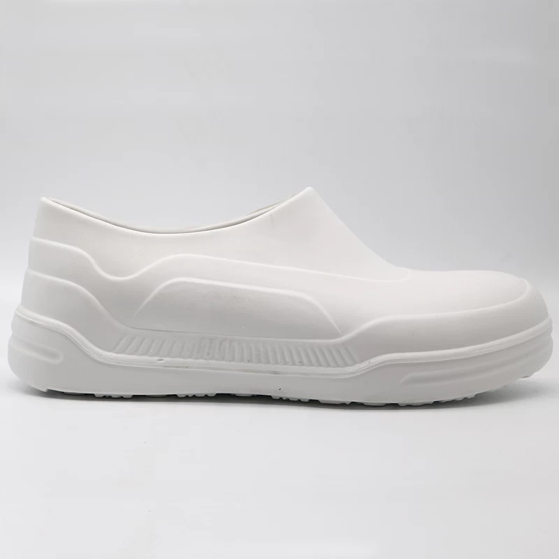 China PUS01 White Slip Resistant Waterproof PU Restaurant Work Shoes Kitchen Chef Safety Shoes To Work manufacturer