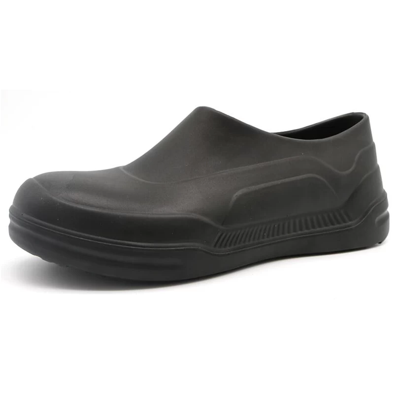 China PUS02 Black oil water resistant anti slip non safety restaurant kitchen chef work shoes manufacturer