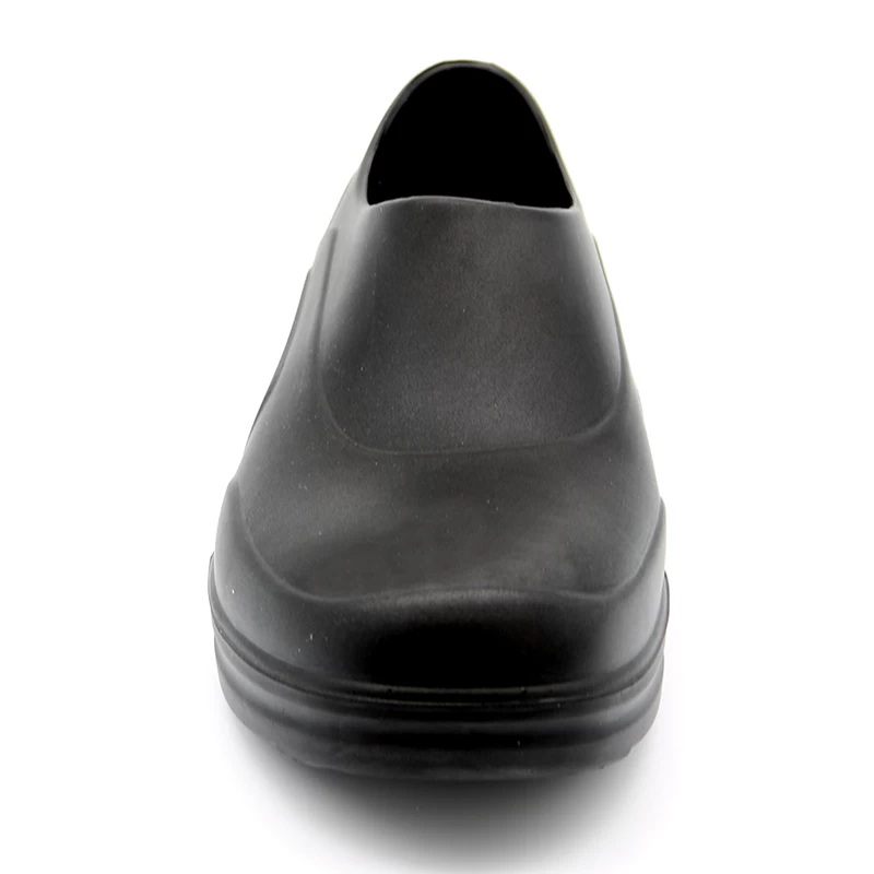 China PUS02 Black oil water resistant anti slip non safety restaurant kitchen chef work shoes manufacturer