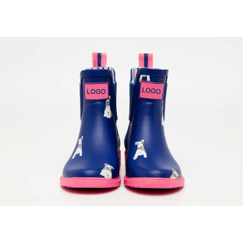 China RB-002 beautiful Unique Style Ladies Rubber Boots Hersteller