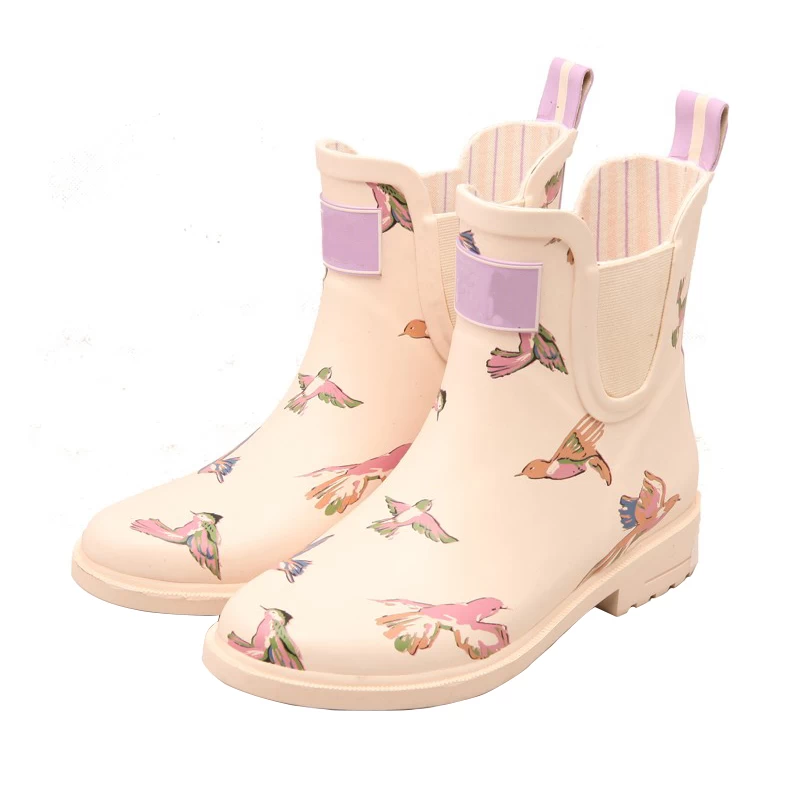 China RB-005 New style best rubber rain boots for women manufacturer