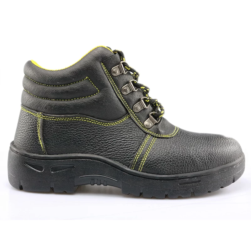 China RB1010 cemented rubber sole iron steel cheap safety work shoes manufacturer