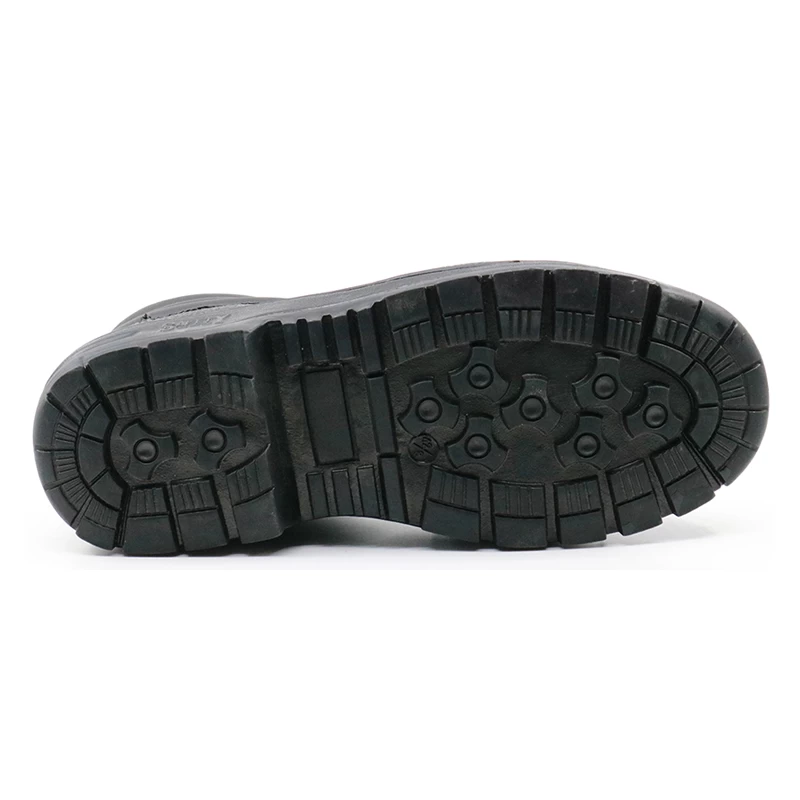 China RB1095 pu upper rubber sole cemented cheap construction safety shoes manufacturer