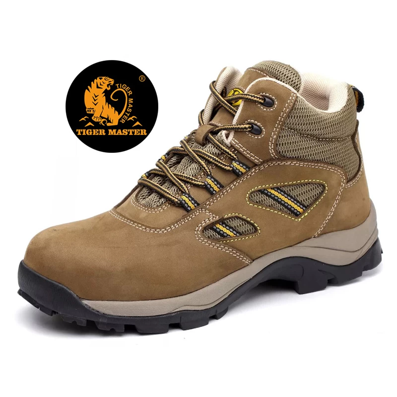 China RB1097 Oil resistant steel toe cap safety leather boots for men manufacturer