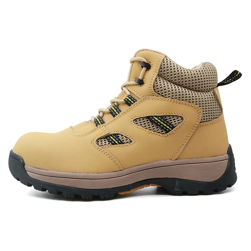 China RB1202 oil resistant rubber sole steel toe cap industrial safety boots men manufacturer