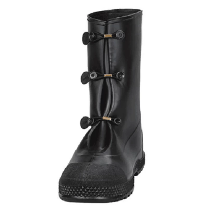 China SC001 slip resistant water proof chemical proof black PVC overshoes for mountain jungle manufacturer