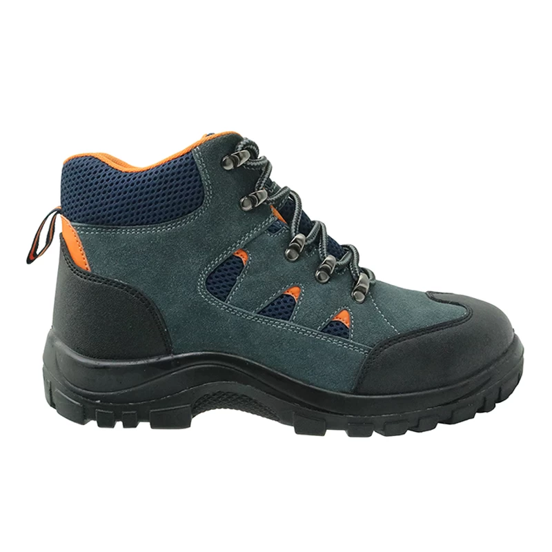 China SD006 suede leather industrial sport safety shoes manufacturer
