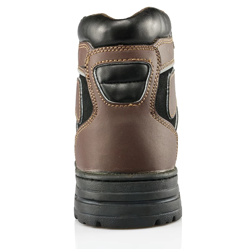 China SD101 high ankle steel toe leather safety boots manufacturer