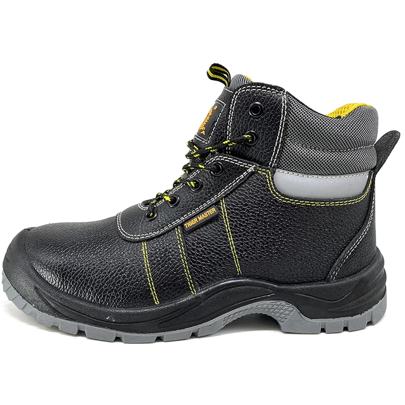 China SD3050 Black steel toe puncture proof construction site labor safety shoes for work manufacturer