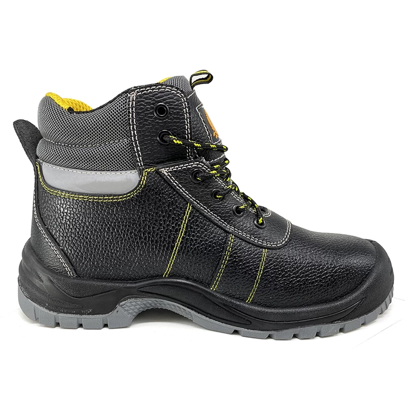 China SD3050 Black steel toe puncture proof construction site labor safety shoes for work manufacturer