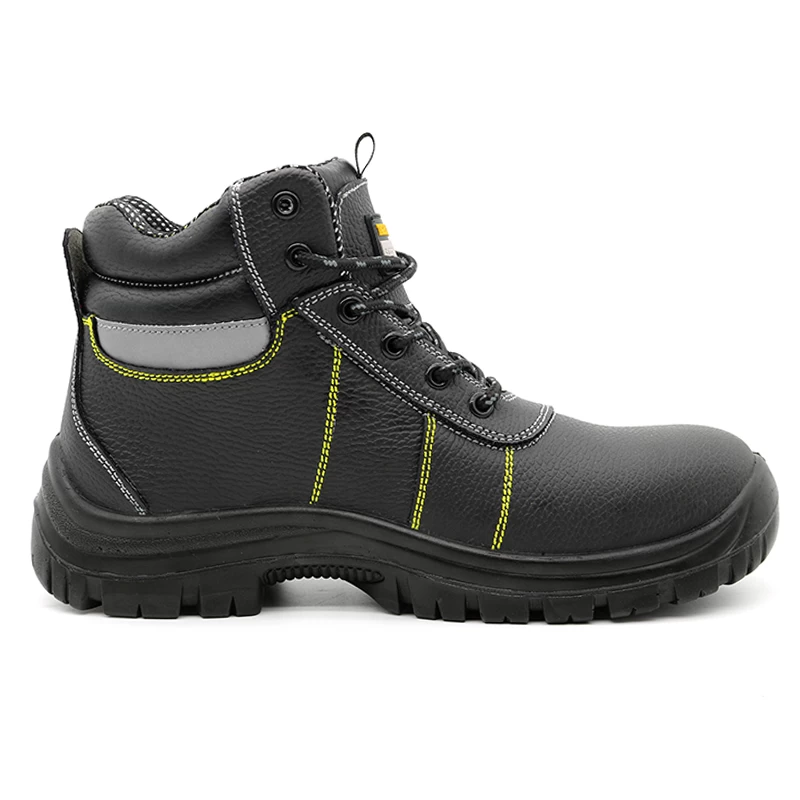 China TM007 Oil water resistant non-slip anti static prevent puncture safety shoes mid cut steel toe manufacturer