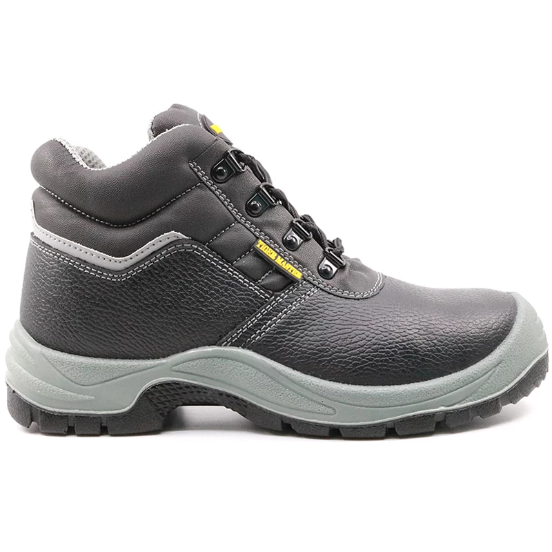 China SD3060 china black leather steel toe cap anti static protective shoes safety manufacturer