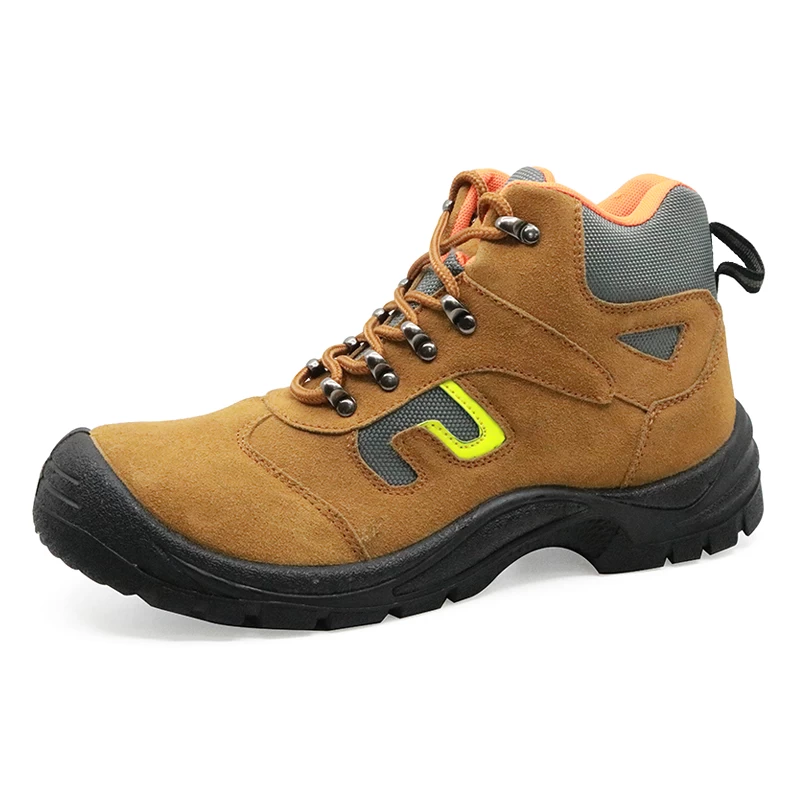 China SD3063 cheap suede leather indoor working safety shoes steel toe cap manufacturer