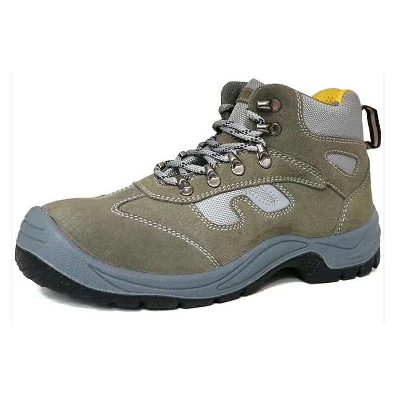China SD3065 Anti slip suede leather low priced safety shoes men steel toe cap manufacturer