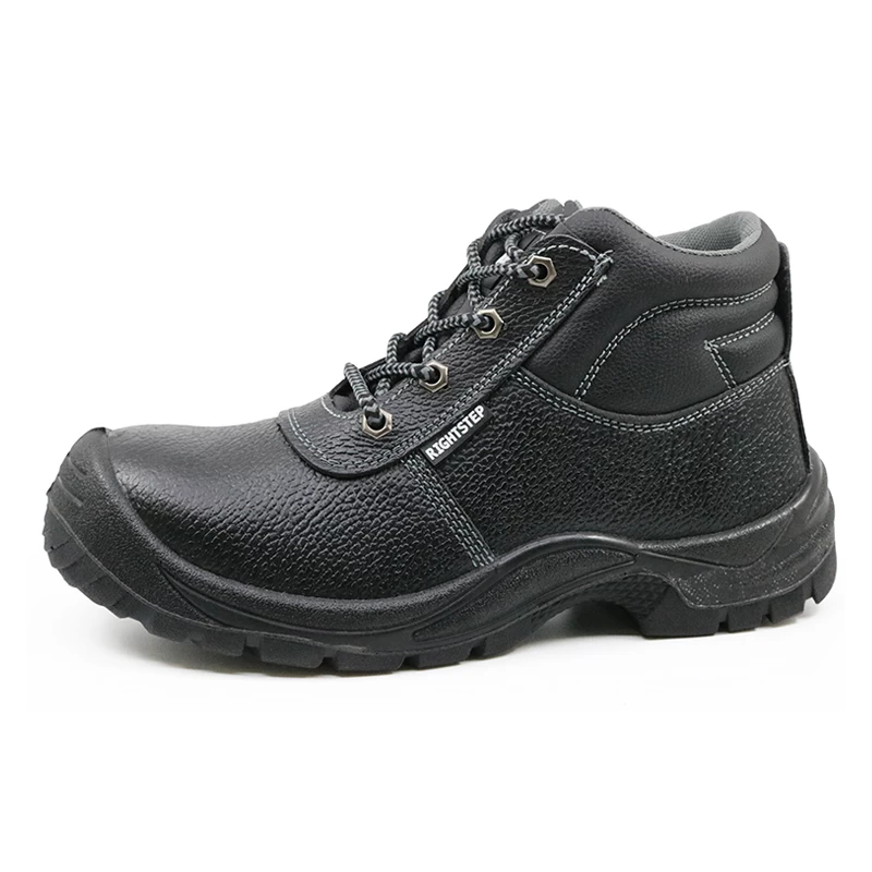 China SD5002 Black leather steel toe industrial esd safety shoes qatar manufacturer