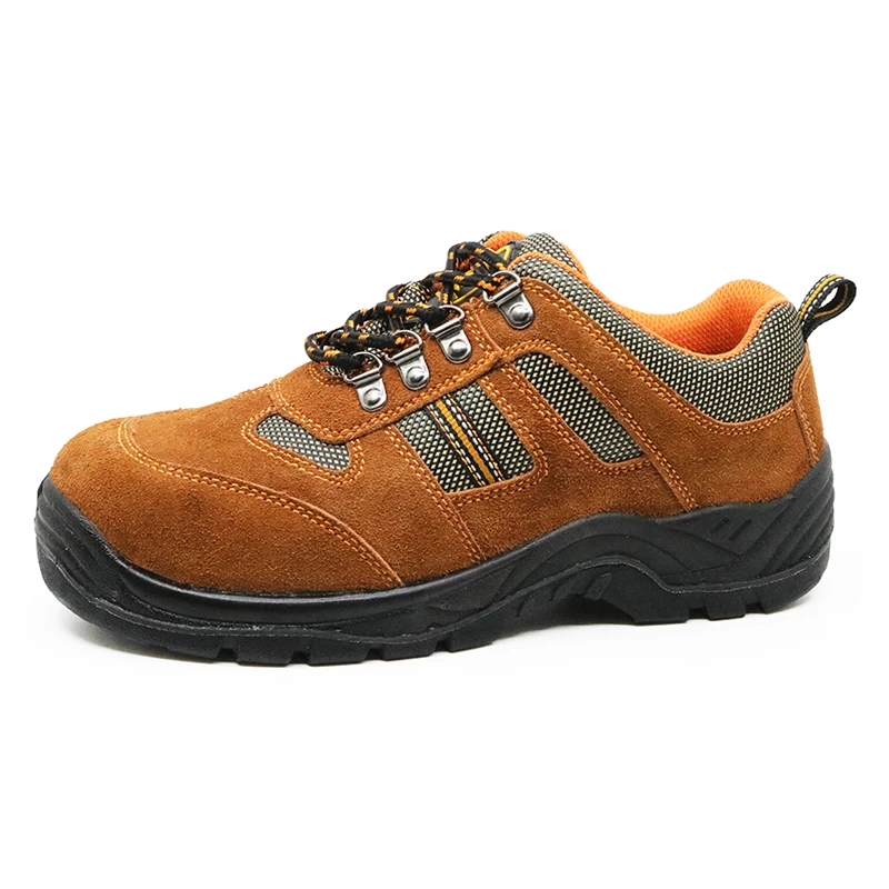 China SD5003 non slip suede leather cheap safety shoes for workshop manufacturer