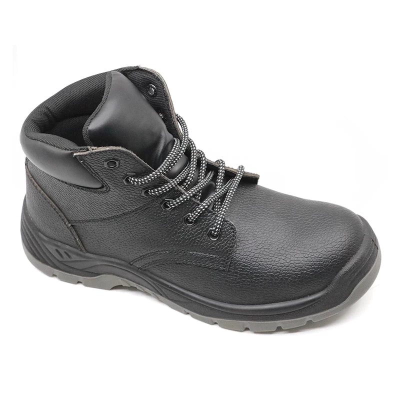 China SD5060 Non slip leather steel toe cap construction site work shoes for men manufacturer