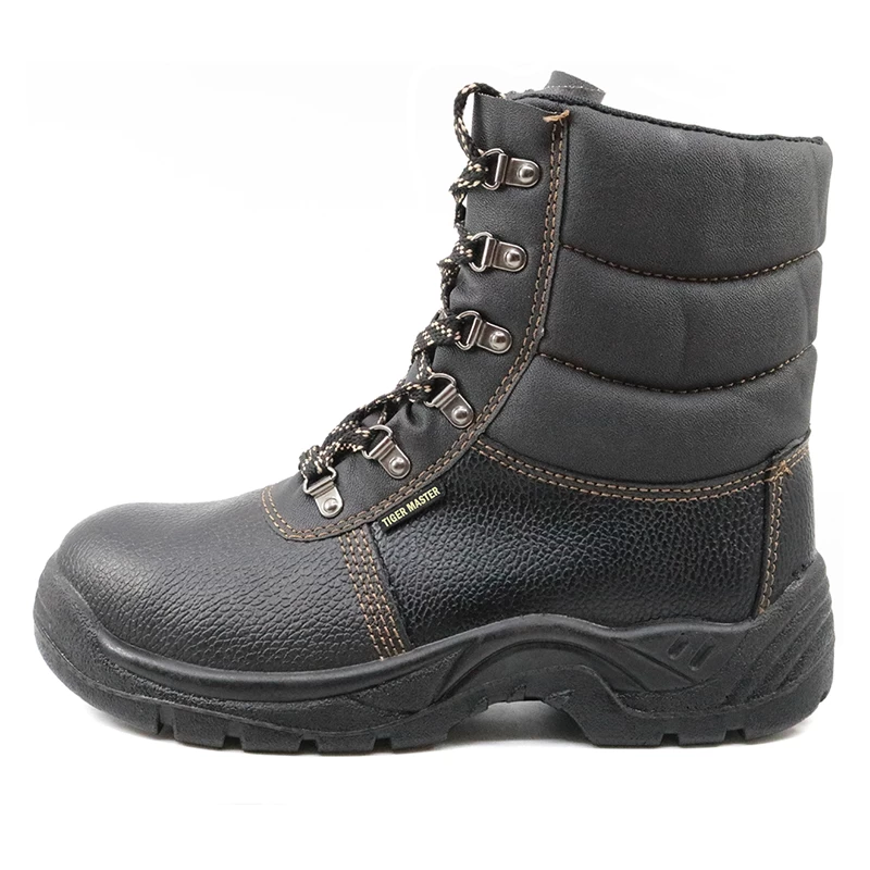 China SD5065 high ankle tiger master brand steel toe leather safety boots men manufacturer