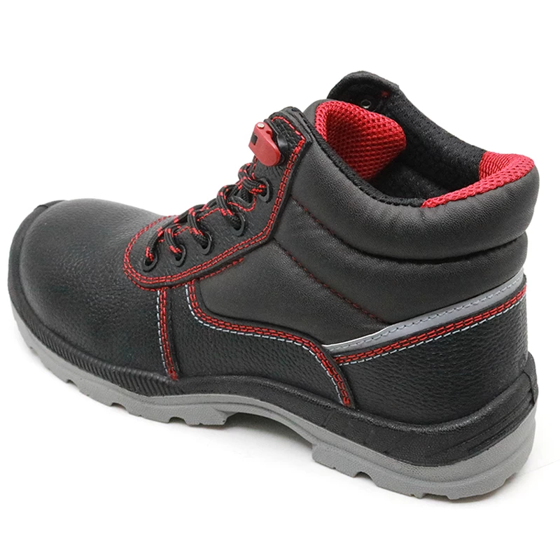 China SDHL01 Anti slip black leather metal free insulation 18KV electrical safety shoes manufacturer