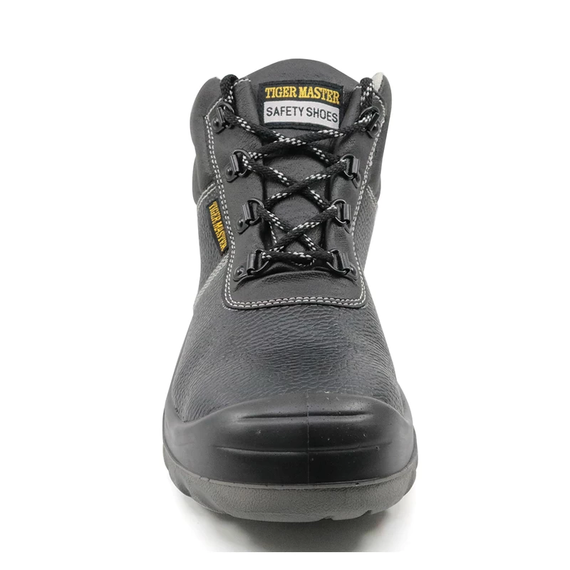 China SJ0170 black leather steel toe cap safety jogger safety shoes manufacturer