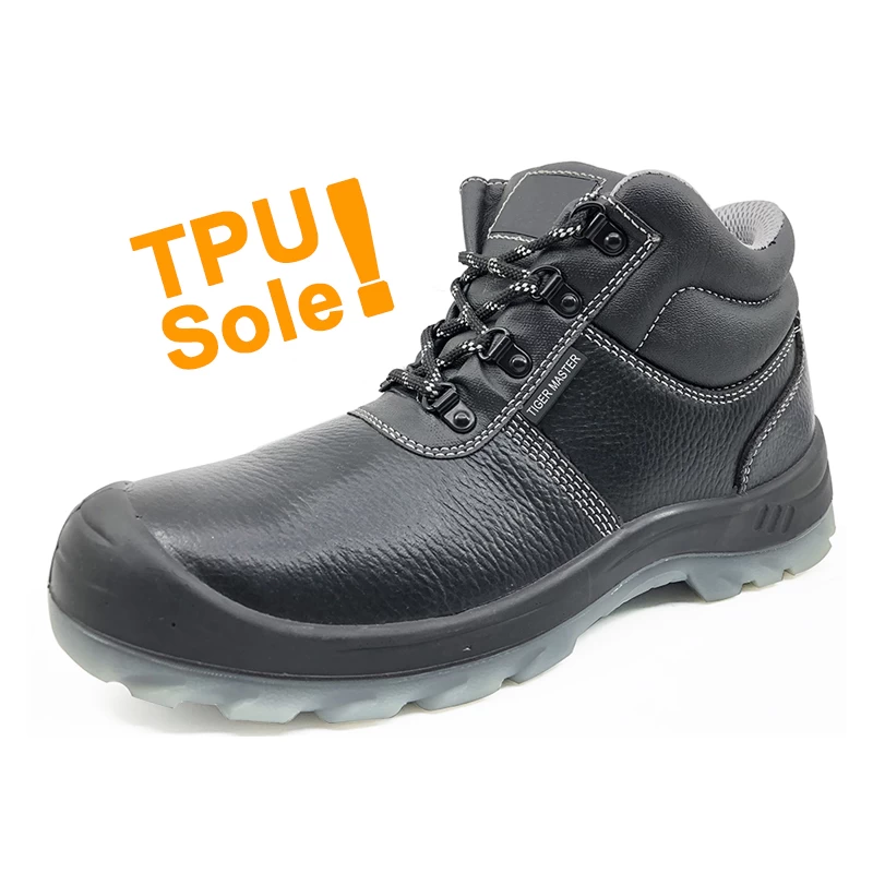 China SJ0170T genuine leather tpu sole steel toe safety work shoes manufacturer