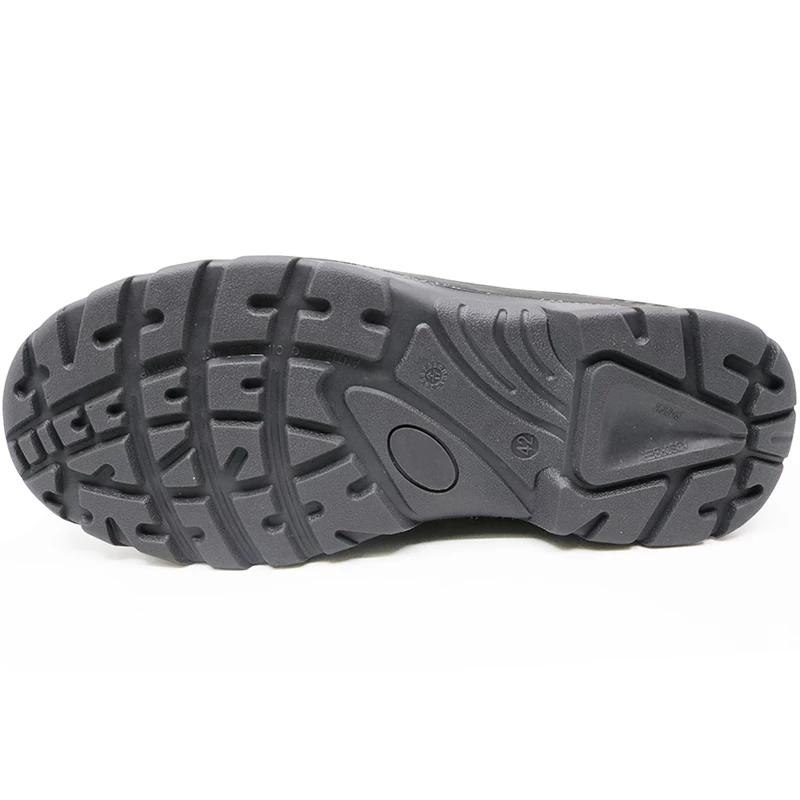 中国 SJ0180 PU橡胶鞋底真皮钢包头防静电安全靴 制造商