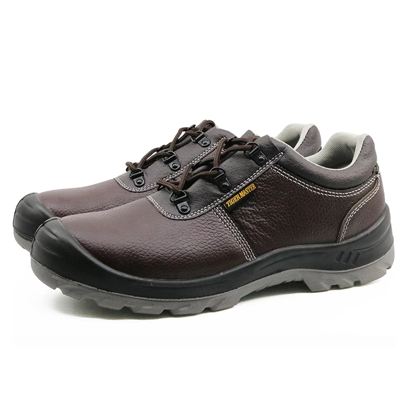 China SJ0190 china CE approved safety jogger leather safety shoes steel toe cap manufacturer