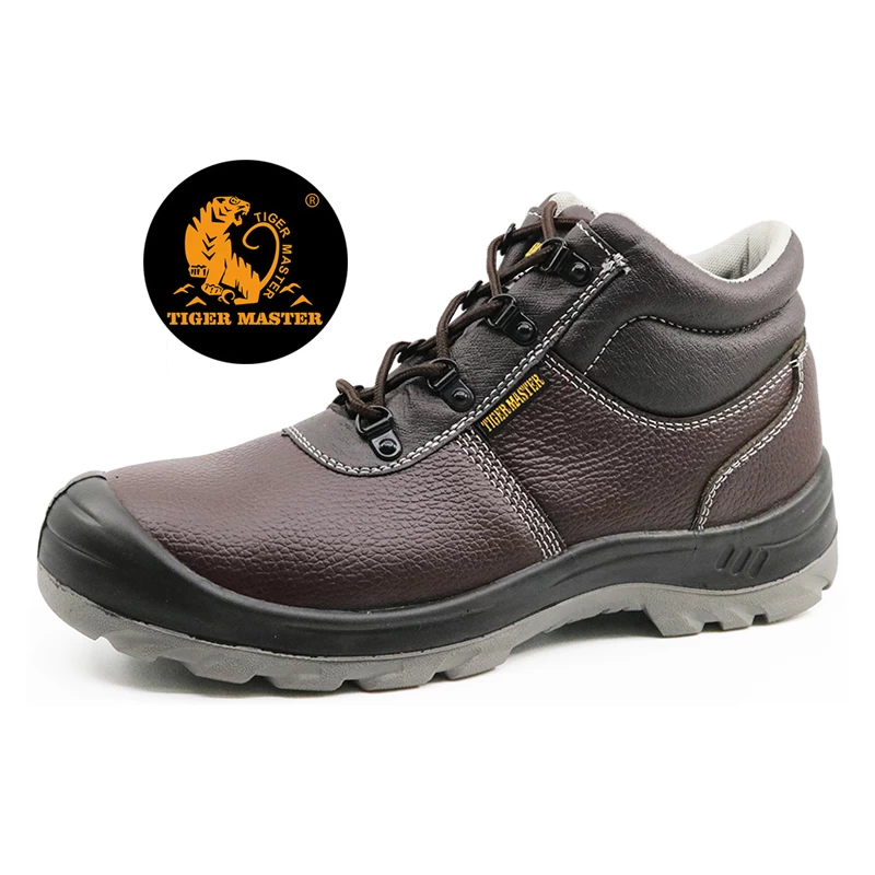 China SJ0189 CE approved steel toe cap leather safety jogger work shoes manufacturer