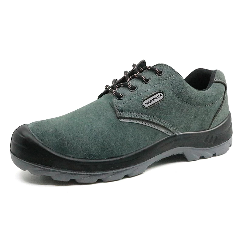 China SJ0200 china CE approved suede leather steel toe indoor work shoes safety manufacturer