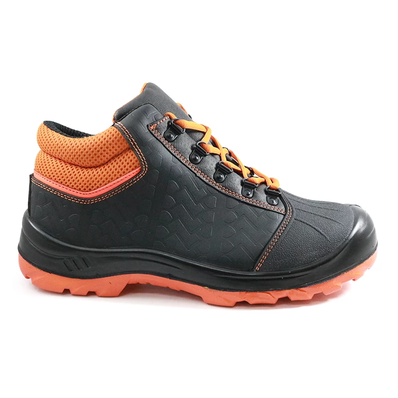China SJ0220 CE approved non slip anti static leather industrial safety shoes steel toe cap manufacturer