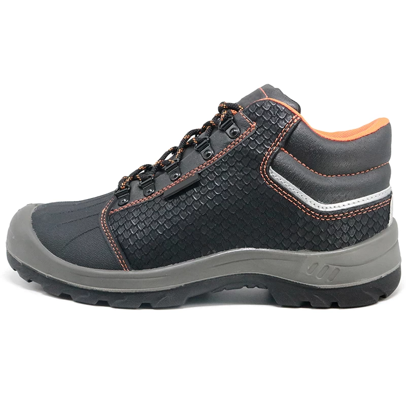 China SJ0222 Oil slip resistant anti static puncture proof industrial safety shoes steel toe manufacturer