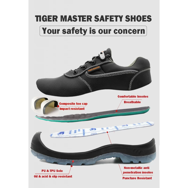 China SJ0223 TPU sole anti slip oil proof composite toe prevent puncture oil industry work shoes manufacturer