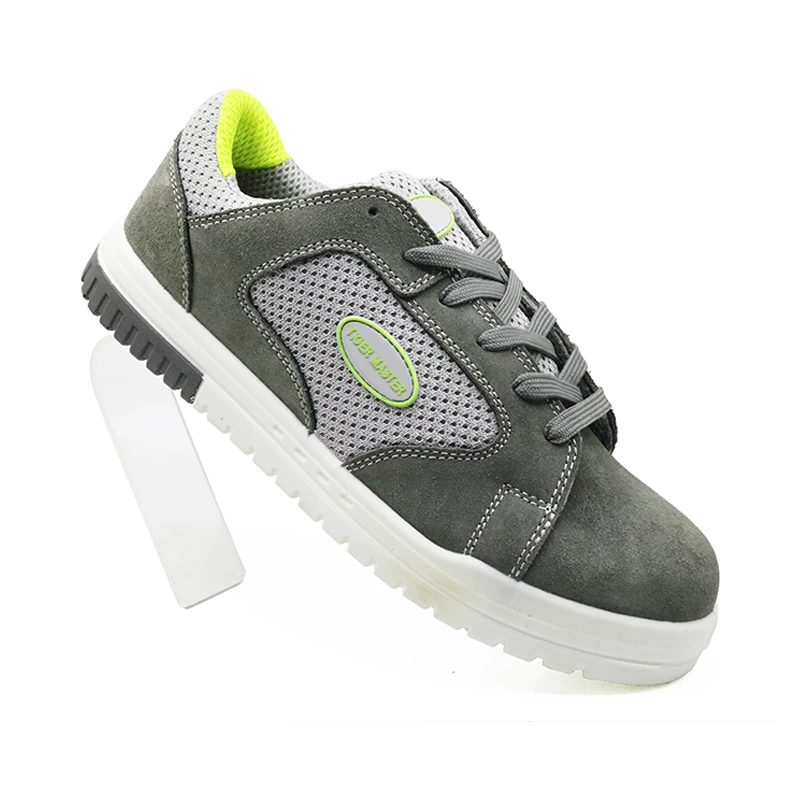China SMR05 Slip resistant metal free fiberglass toe fashion sporty safety shoes manufacturer