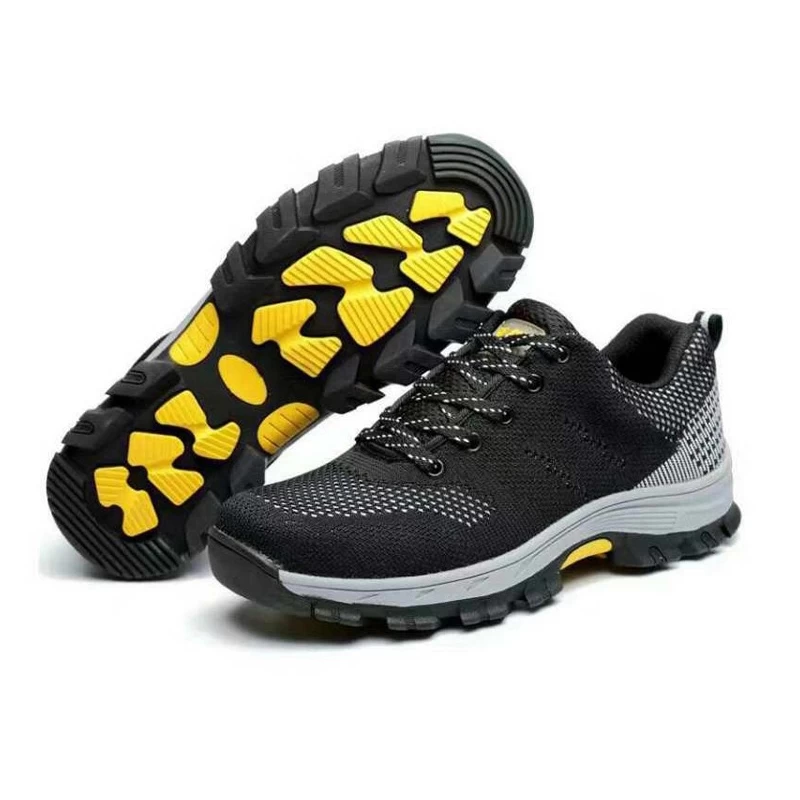 China SP015 oil resistant durable rubber sole fashion sporty work shoe manufacturer